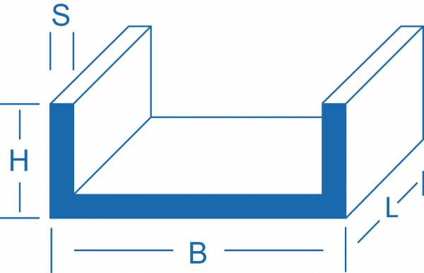 U-Profil - Aluminium